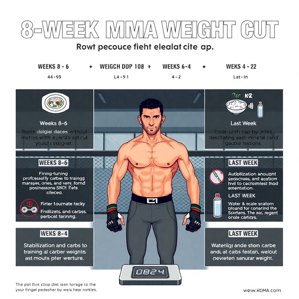 Диета бойца ММА: пример питания за 8 недель и ошибки сгонки веса
