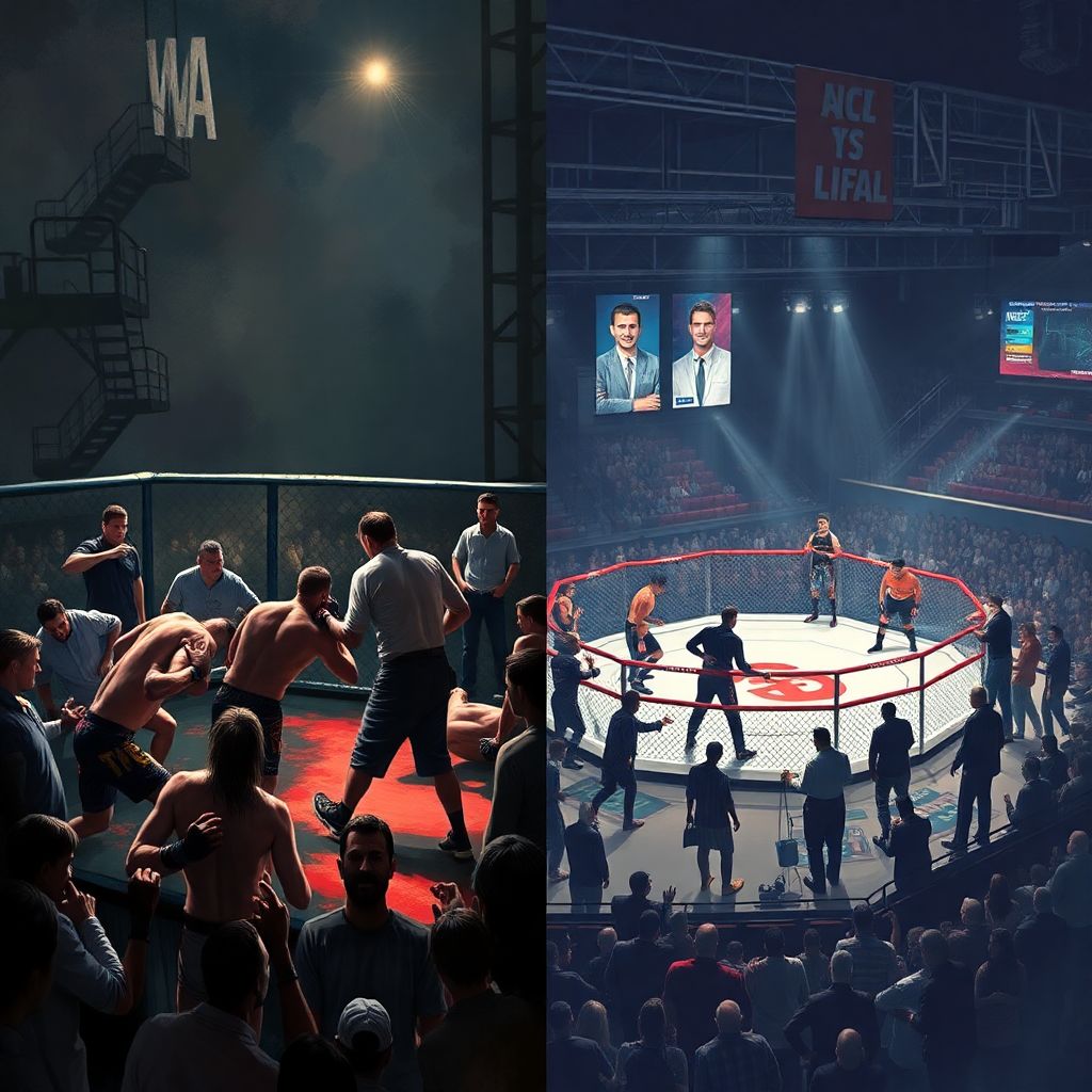 Эволюция правил ММА: путь от дикого запада до современного унифицированного регламента