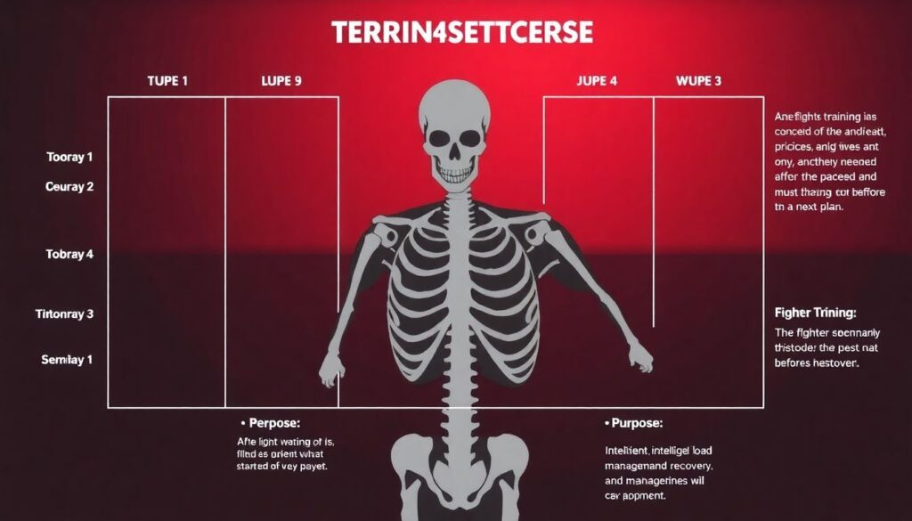Тренировки чемпиона: пример недельного плана подготовки к пятираундовому бою - иллюстрация