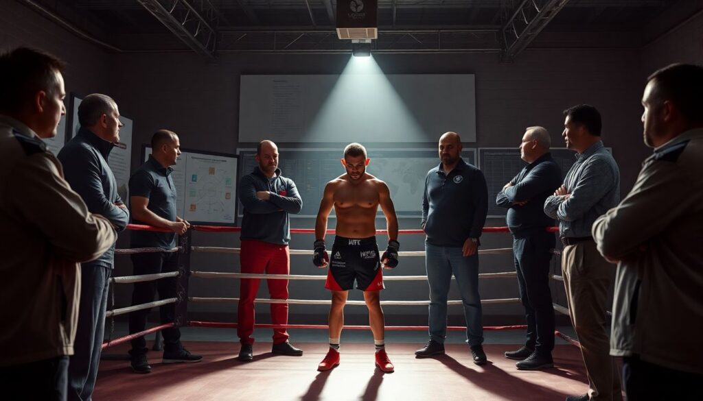 Роль тренерского штаба: как команда влияет на тактику, уверенность и результат боя - иллюстрация