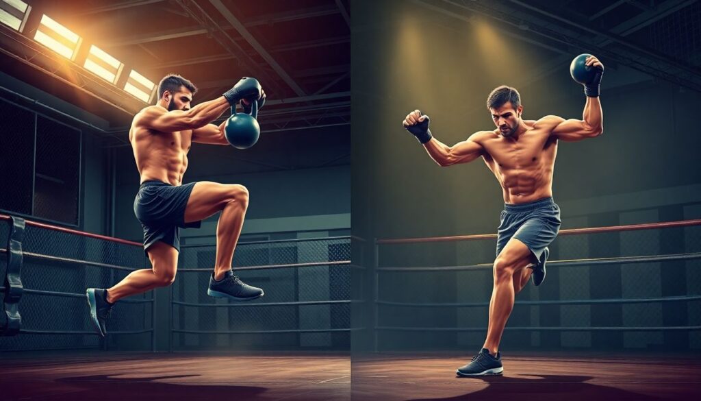 Функциональный тренинг бойца ММА: лучшие упражнения для взрывной силы, выносливости и координации - иллюстрация