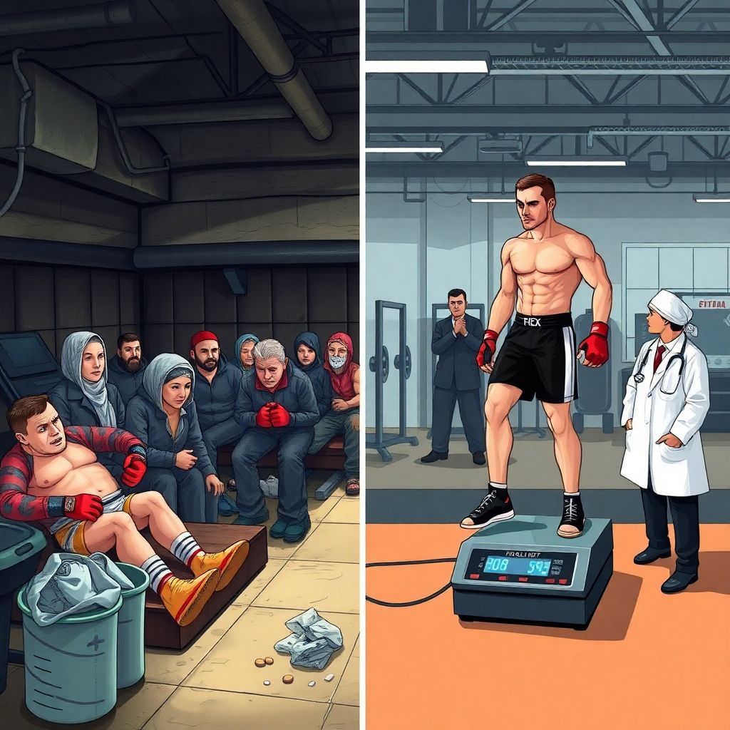 Как бойцы сгоняют вес: научный подход, риски для здоровья и истории из лагерей